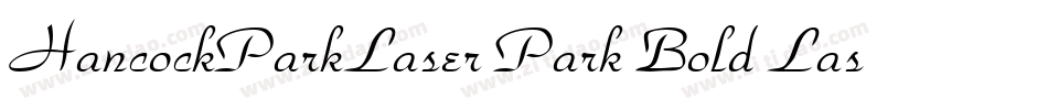 HancockParkLaser Park Bold Laser2389 35305 PM(1)字体转换